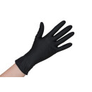 Latex Handschuhe schwarz in Spenderbox - 10 x 100 Stück